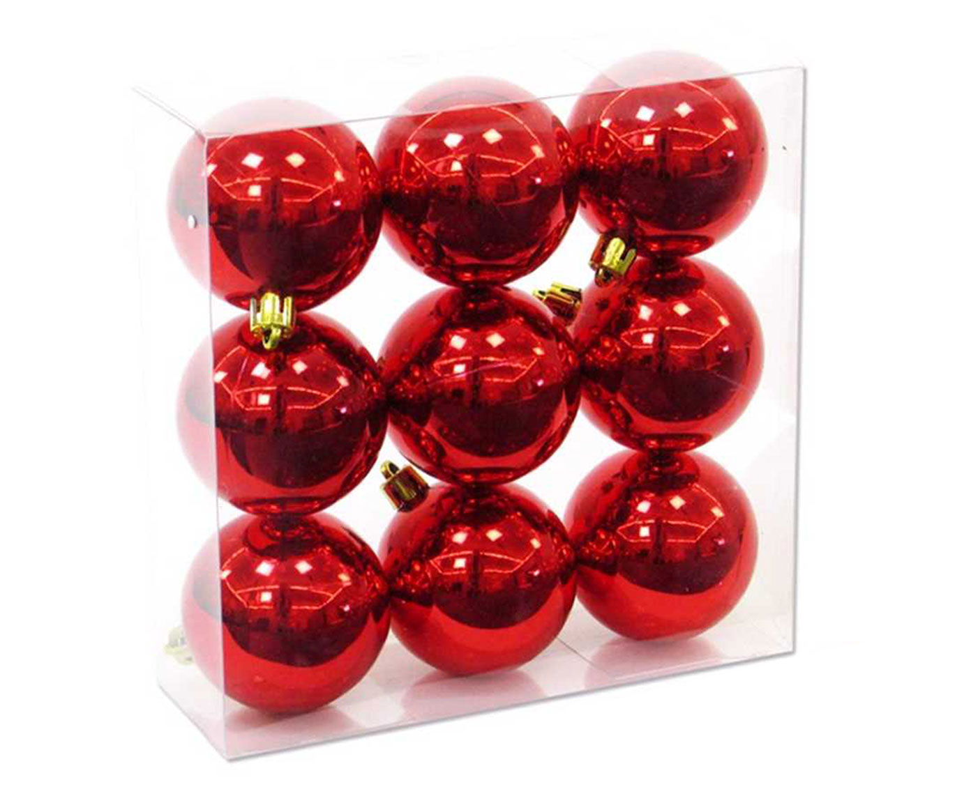 DZ-033-191 елочная игрушка, набор 9шт TO4ROOMS  - Вид №1