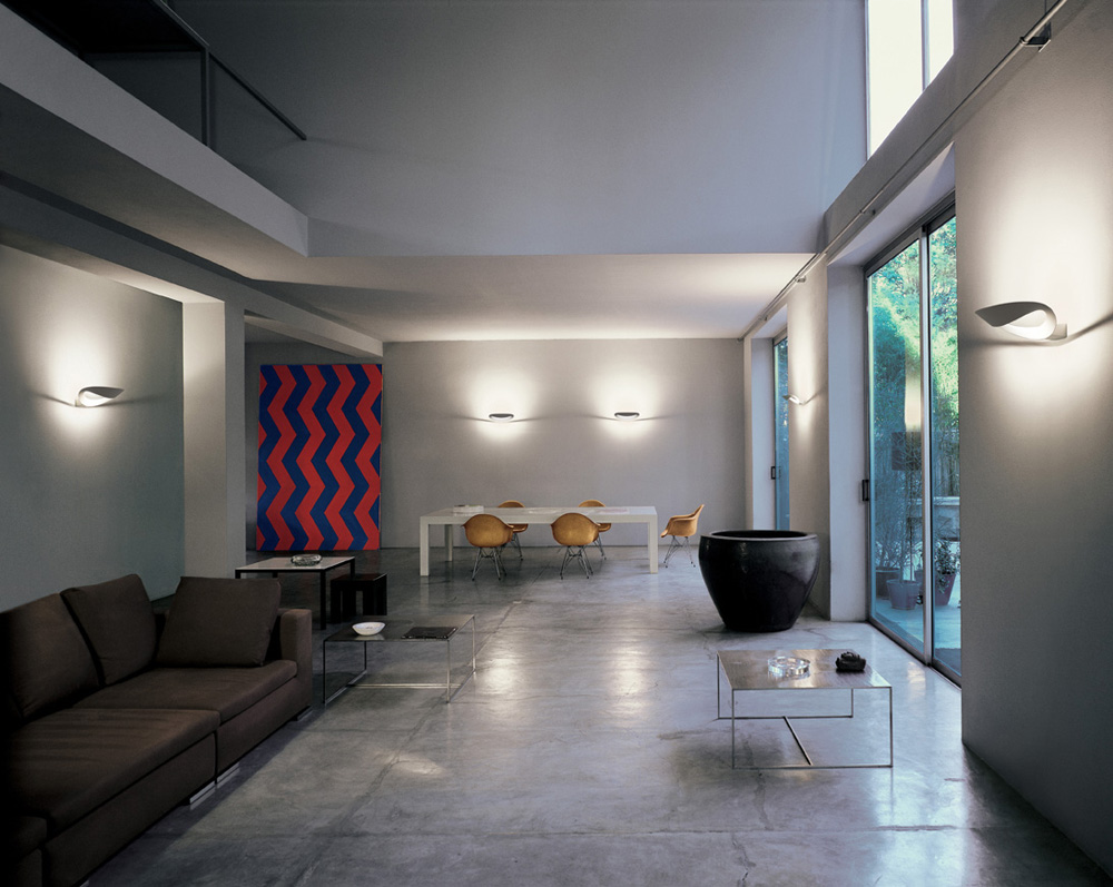 Светильник настенный серебристый Artemide 0916030A ARTEMIDE  00-3882728 Серебро  - Вид №4