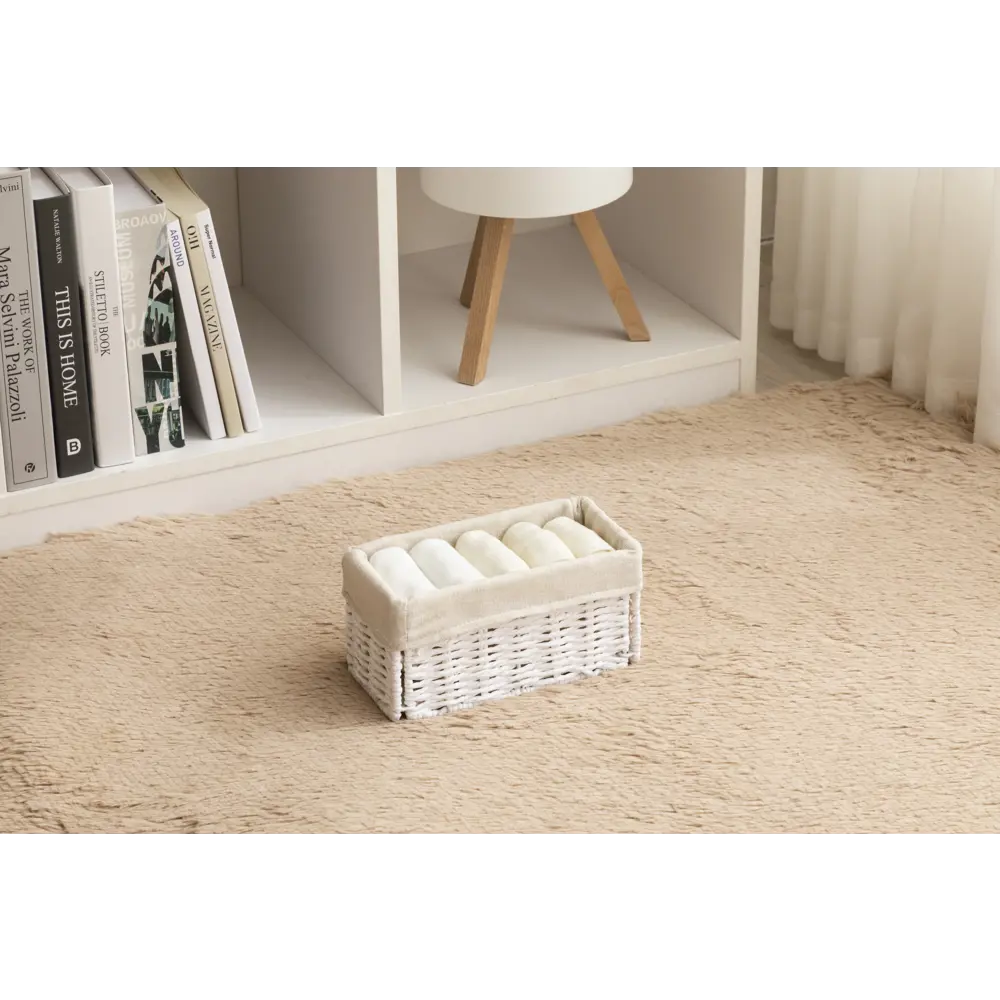 Корзина белая 10x10x20 см бум Konsensa STLM-2065946 - Вид №5