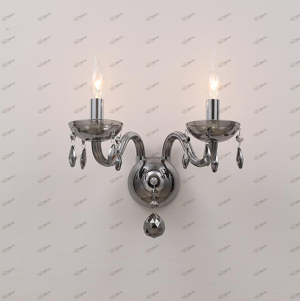 Бра настенное темно-серое Seven Fires "Бернас" 20315.02.13.02 SEVEN FIRES СВЕЧА 00-3931626 Серый 