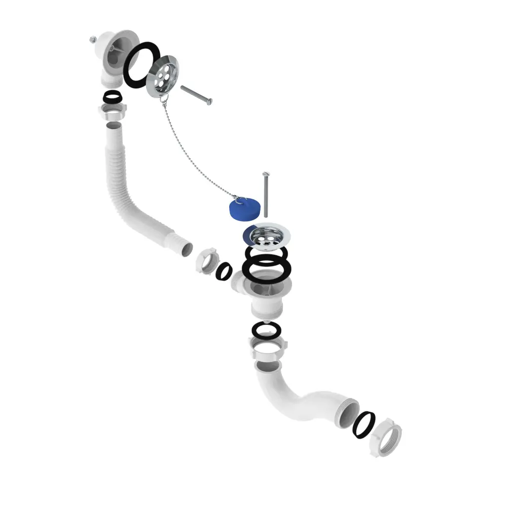 Сифон для ванны Акватер 50 мм полипропилен STLM-2048516 - Вид №1