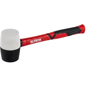 Киянка резиновая Elitech с фиберглассовой ручкой 450 г 89407126