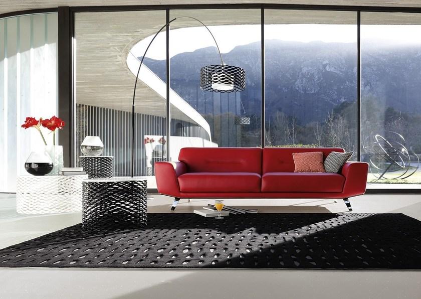 Roche Bobois 3-х местный кожаный диван sun-id-1345789 - Вид №1