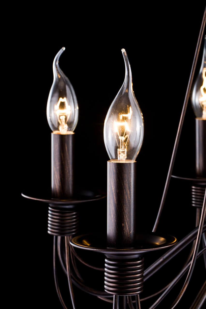 Подвесная люстра Freya Velia FR2046-PL-06-BR FREYA VELIA BLACK 186141 Черный  - Вид №3