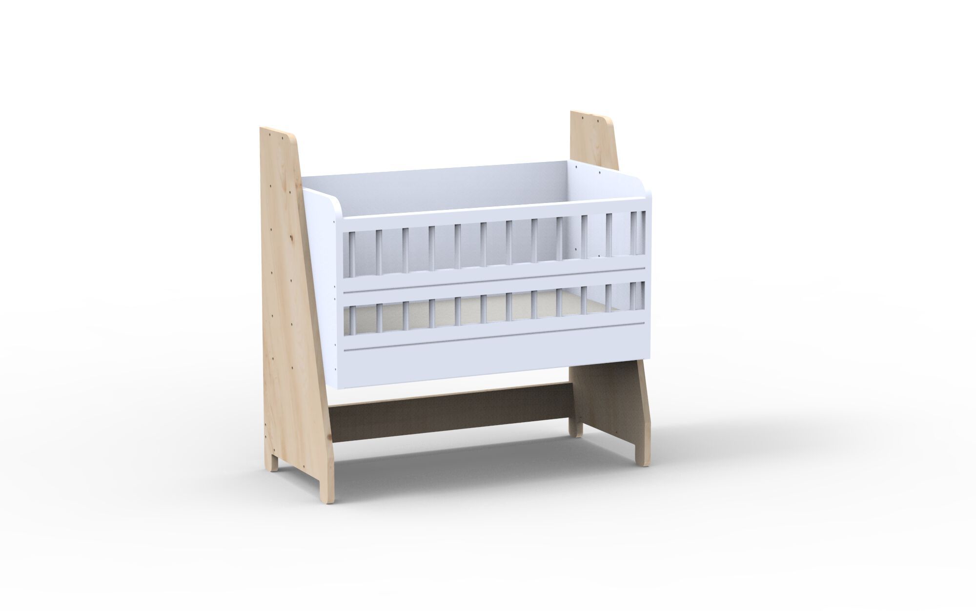 Лакированная деревянная кровать для сна Mathy by Bols ASYMETRY ARCH-00052185 - Вид №29