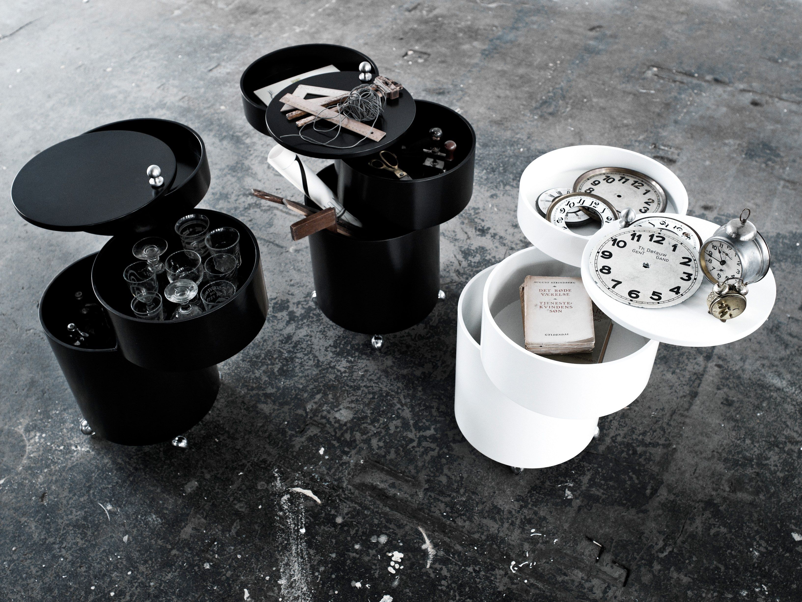 Тележка для еды из МДФ с ящиками VERPAN BARBOY ARCH-00045902 - Вид №6