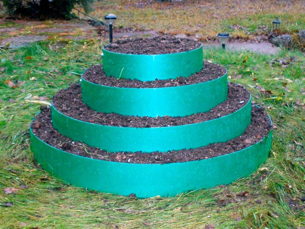 Лента бордюрная 150 мм x 10 м, 2 мм ГеоПластБорд GPBST-53 - Вид №4