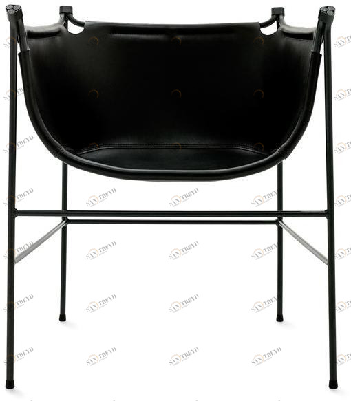 Nola Industrier Кожаное кресло с подлокотниками  U80-30s/u80-30nt 