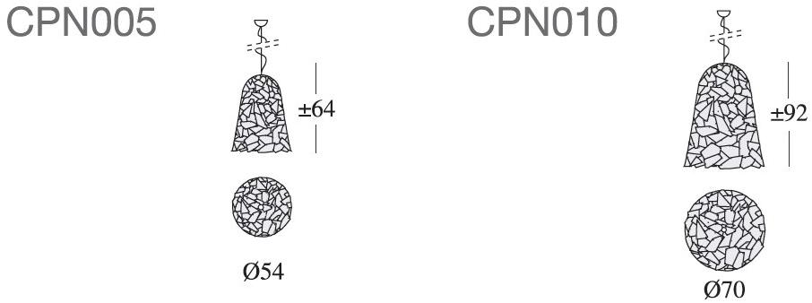 edra Подвесной светильник из алюминия  Cpn005-cpn010  - Вид №6