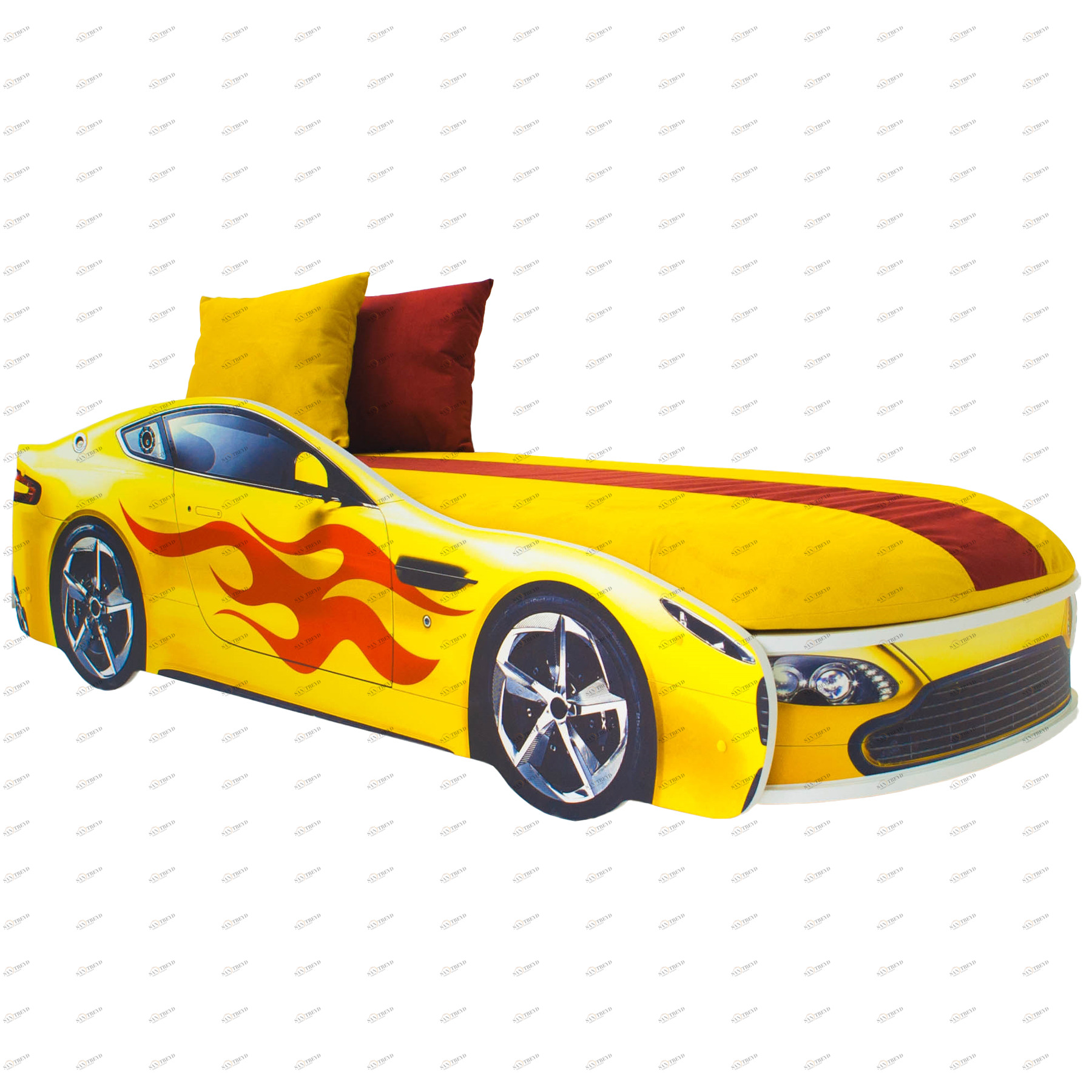 Цветной чехол для матраса "Бондмобиль" желтый БЕЛЬМАРКО  326909 Желтый Santreyd 