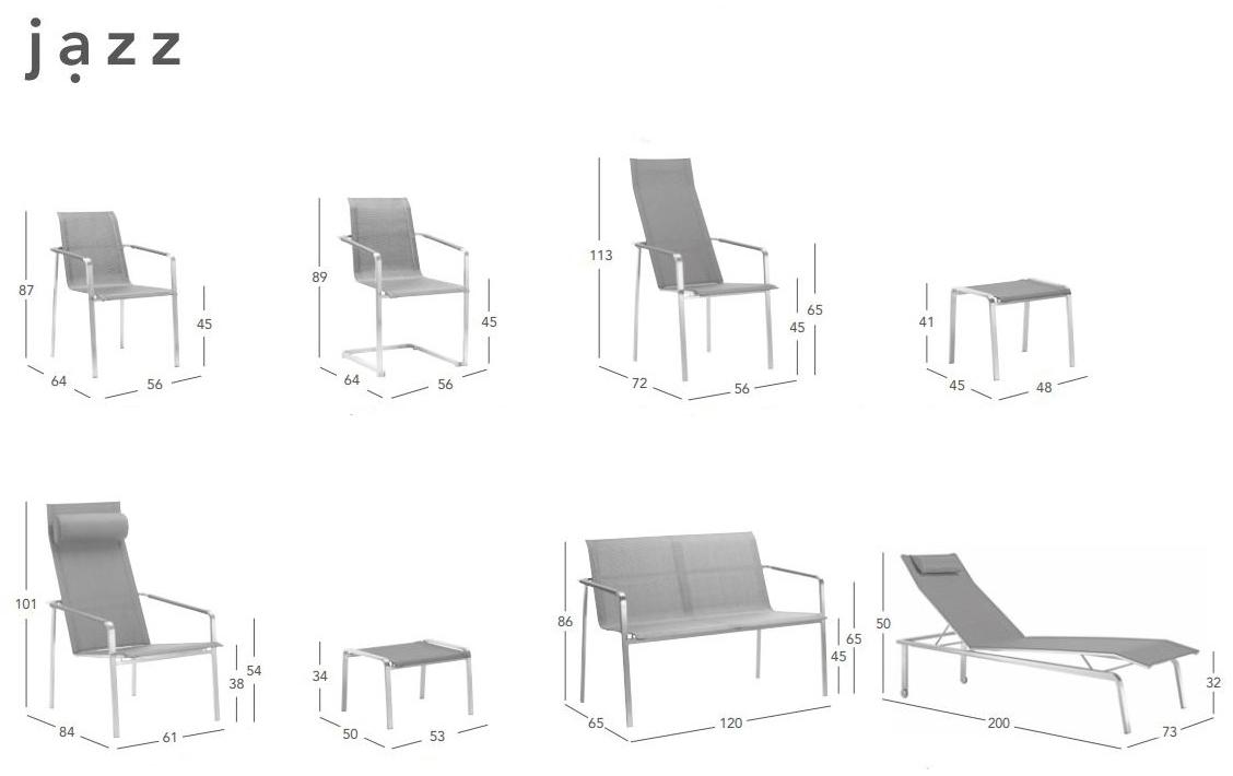 solpuri Низкий садовый табурет Jazz sun-id-1500025 - Вид №2
