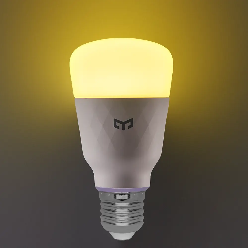 Лампа умная светодиодная Yeelight E27 200-240 В 10 Вт груша матовая 800 лм регулируемый цвет света RGBW для диммера STLM-2194174 - Вид №4