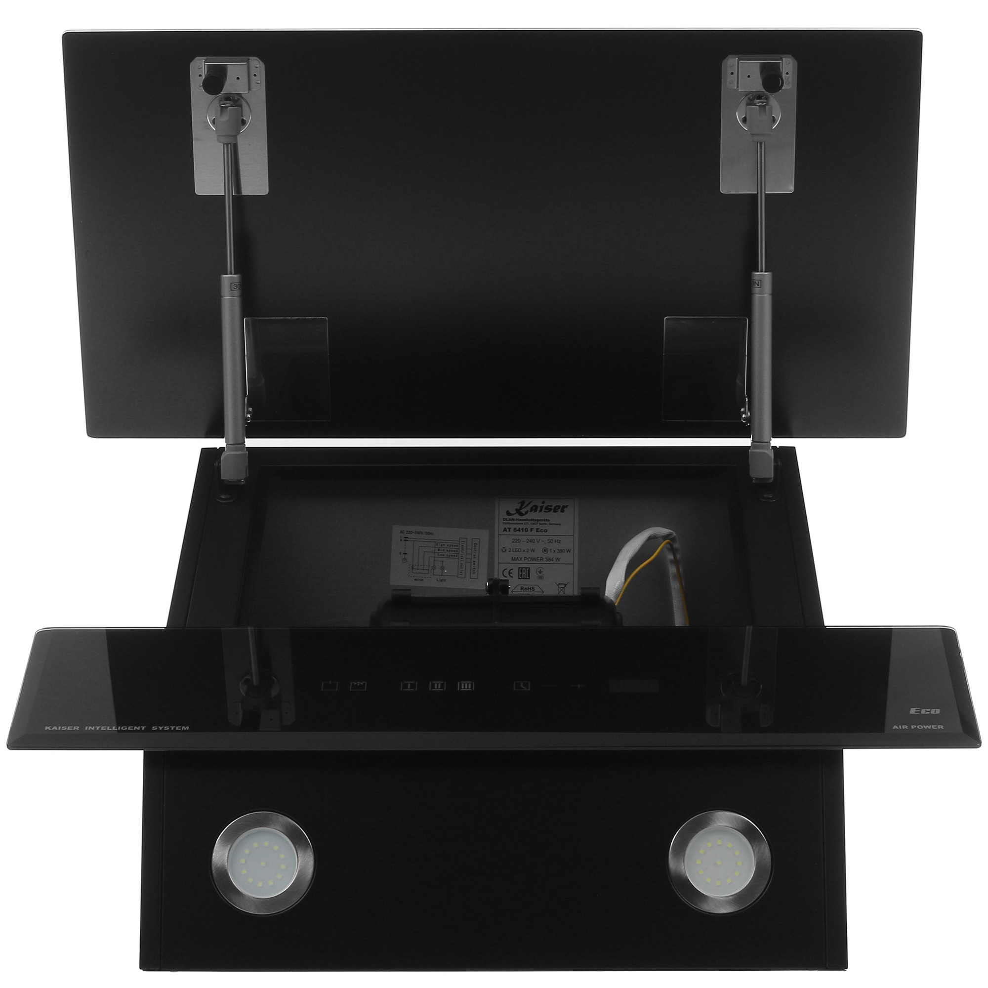 8161227 Вытяжка наклонная Kaiser AT6410FEco черный/черный STDN-0070174 - Вид №8