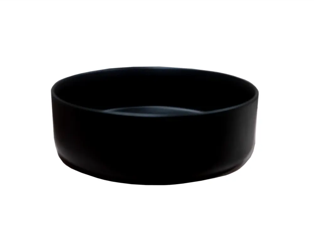 Santreyd Slim Krug Black — элегантная накладная раковина для современной ванной 86851525