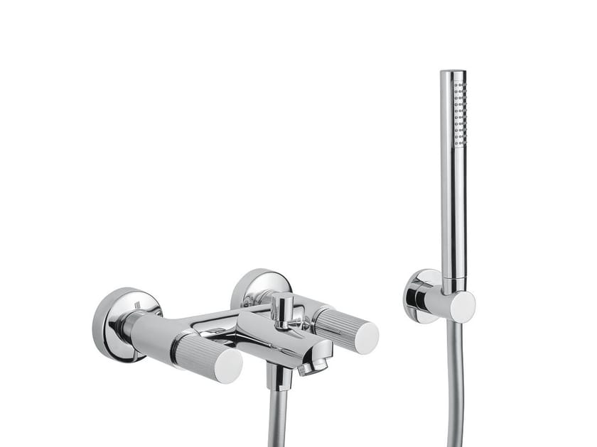 Хромированный латунный настенный смеситель для ванны Bugnatese Moon ARCH-00046232