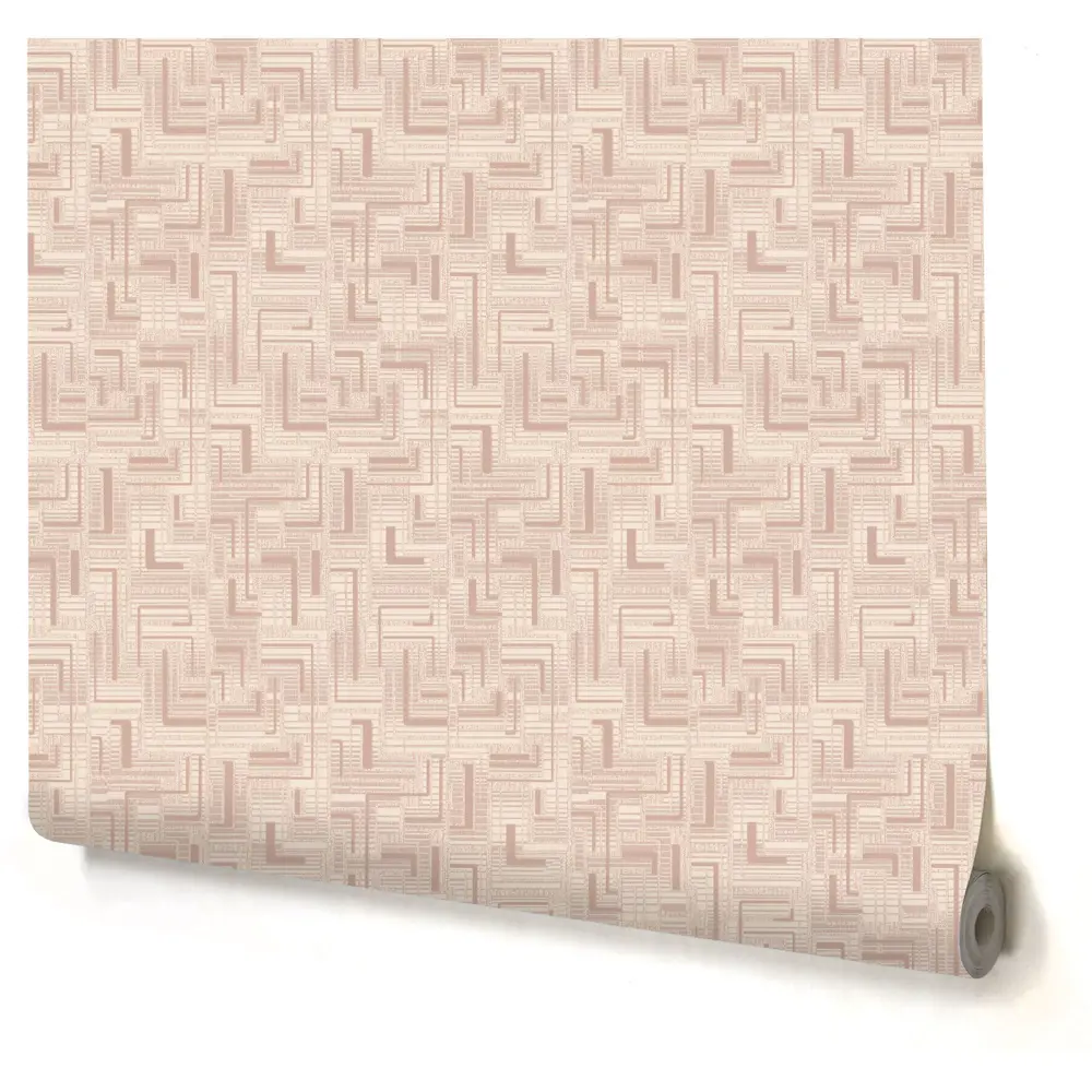 Обои Palitra Home Labirint - геометрическая элегантность в бежевых тонах 14777339 STLM-0005102