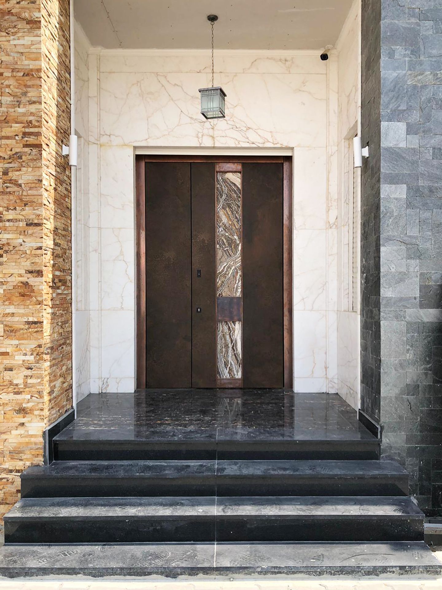 Бронированные двери с утопленной ручкой из керамики и латуни Ercole Rialto ARCH-00005914 - Вид №3