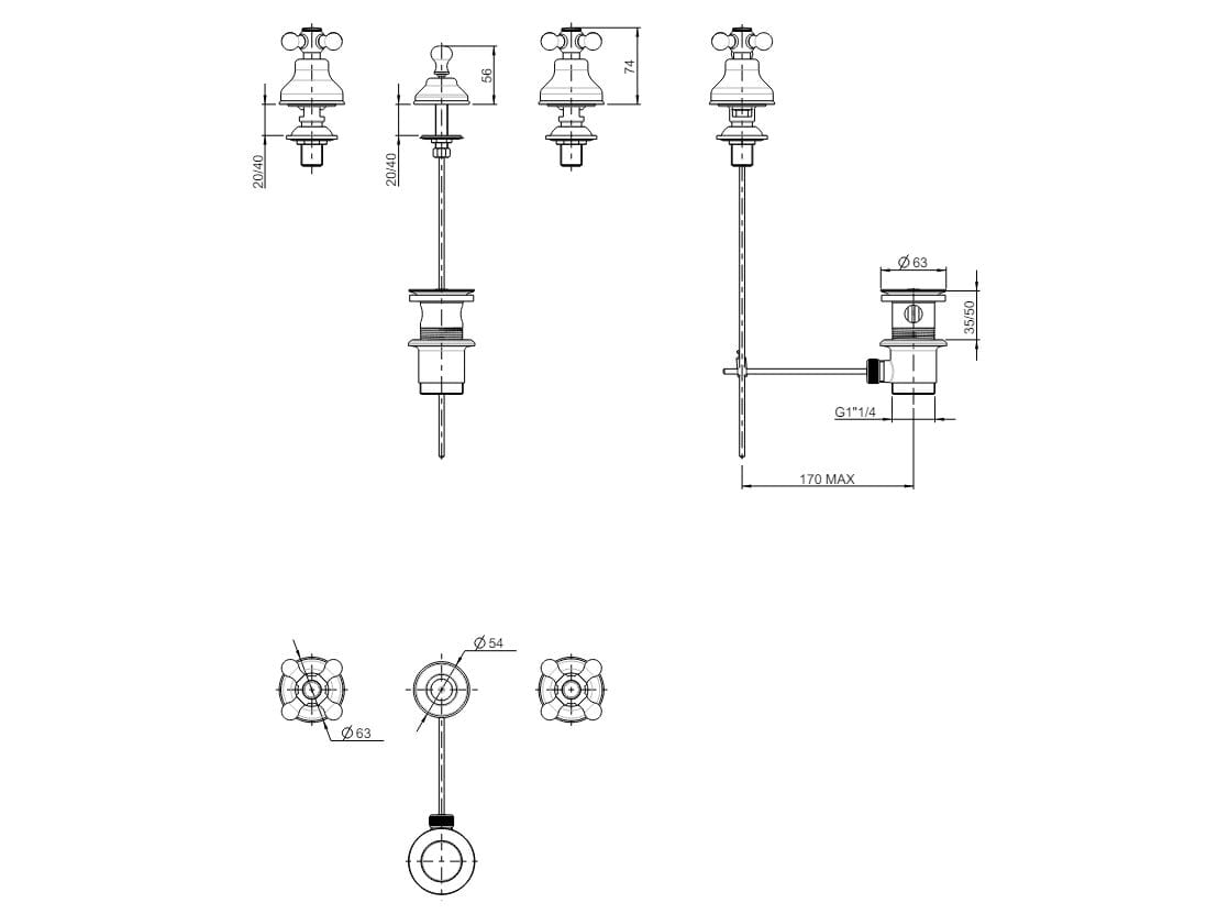 Пульт дистанционного управления для биде Rubinetterie Frattini Dedra ARCH-00051870 - Вид №3