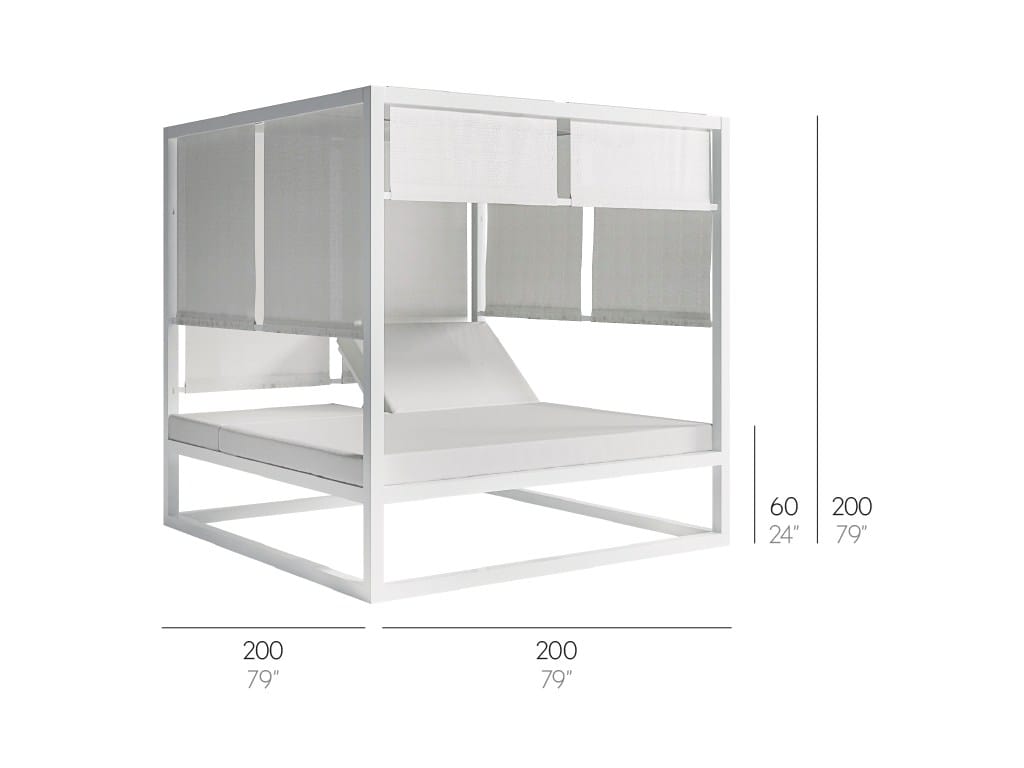 Садовая кровать с балдахином GANDIABLASCO кушетка ARCH-00016733 - Вид №7