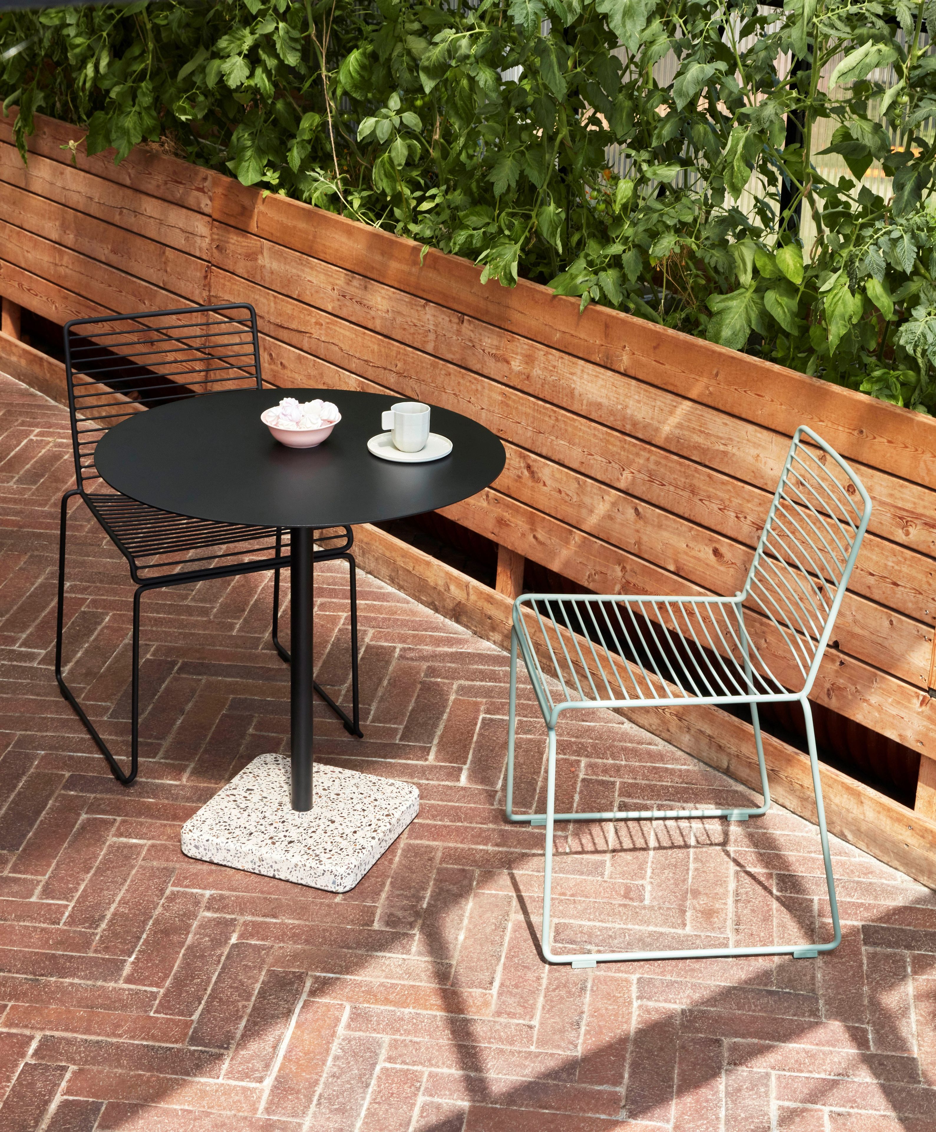 Круглый стальной стол с порошковым покрытием Hay TERRAZZO ARCH-00116097 - Вид №13