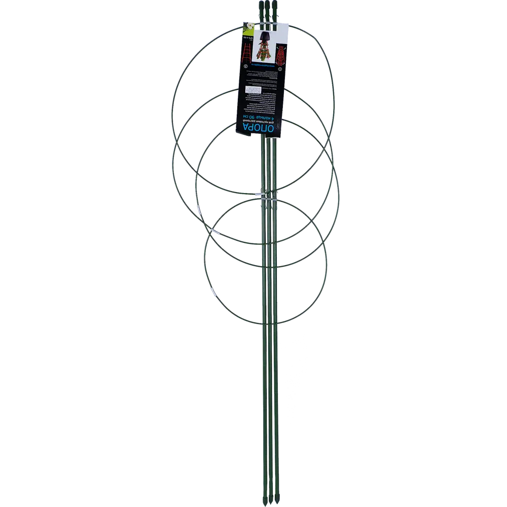 Santreyd: Металлическая опора для цветов с 4 кольцами 90 см 17171771 STLM-0007616