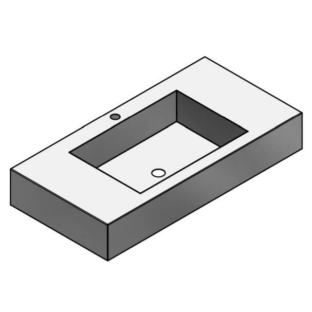 3-009.1  Раковины накладные Public Steel 