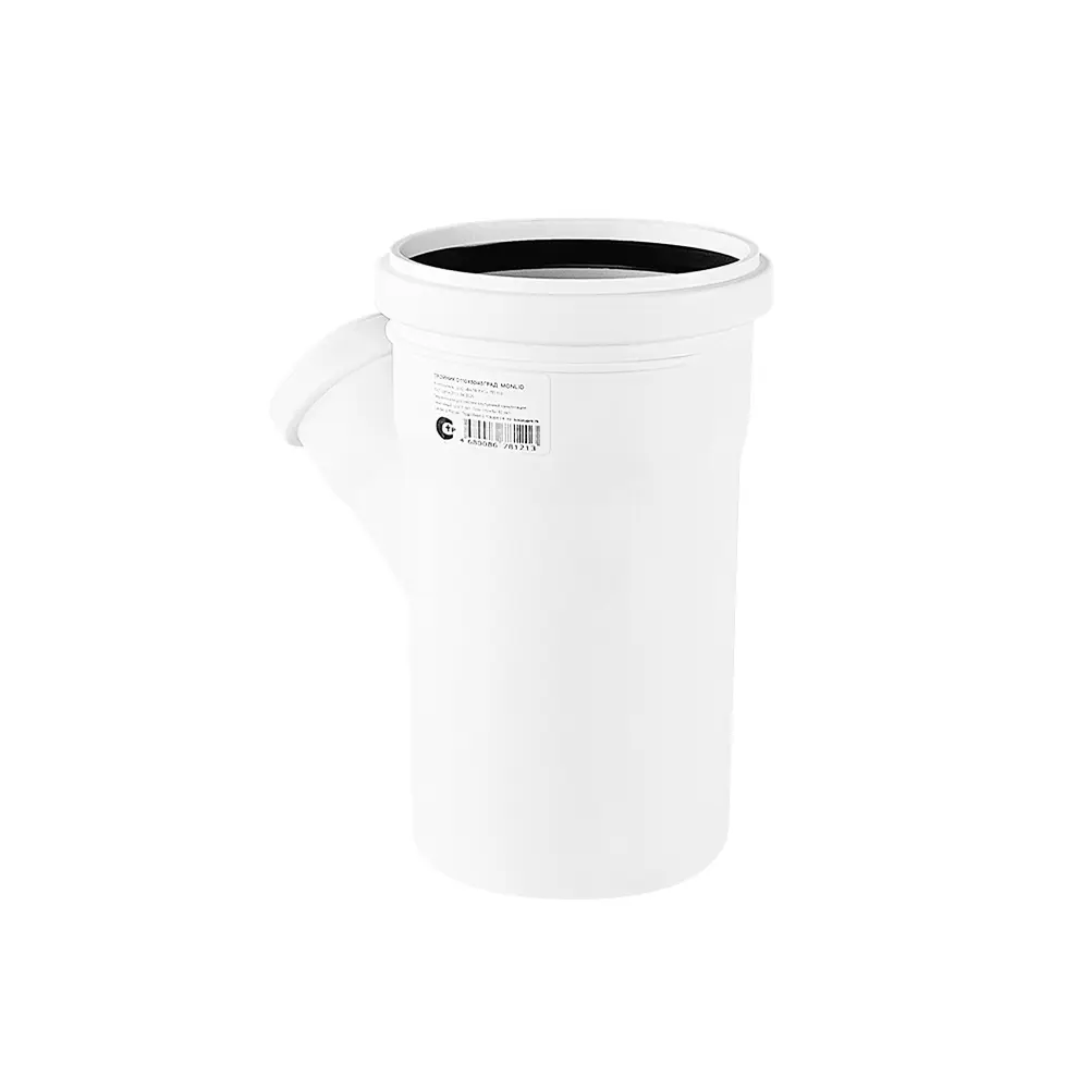 Тройник канализационный малошумный MONLID D110x50/45° мм полипропилен STLM-2070242 - Вид №3