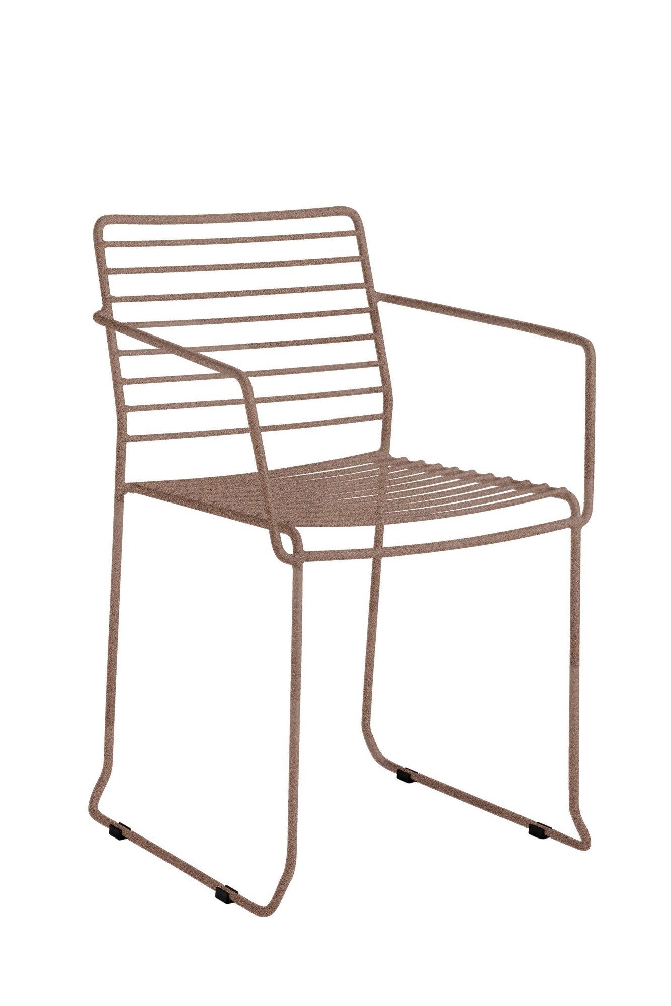 Стул для сада из оцинкованной стали с подлокотниками iSimar ARCH-00127946 - Вид №9