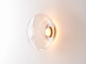 Стеклянный светодиодный настенный светильник