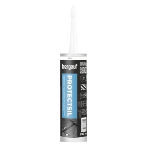 Затирка силиконовая Bergauf Protectsil цвет белый 280 мл