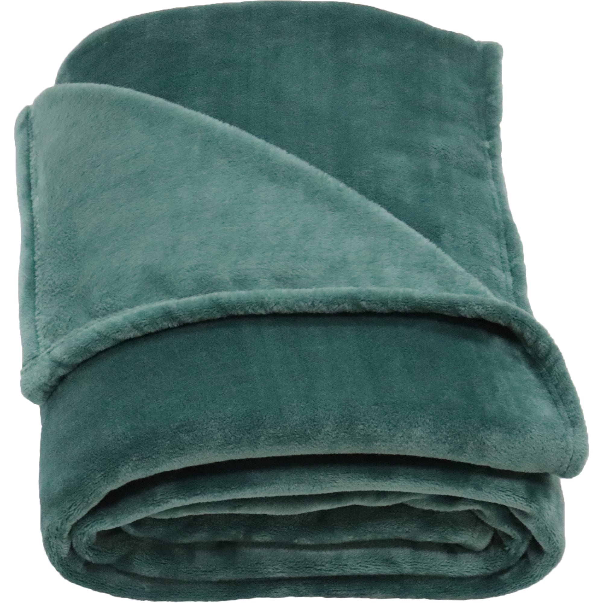 84378935 Плед 180x200 см фланель зелёный Jimena Santreyd  - Вид №2