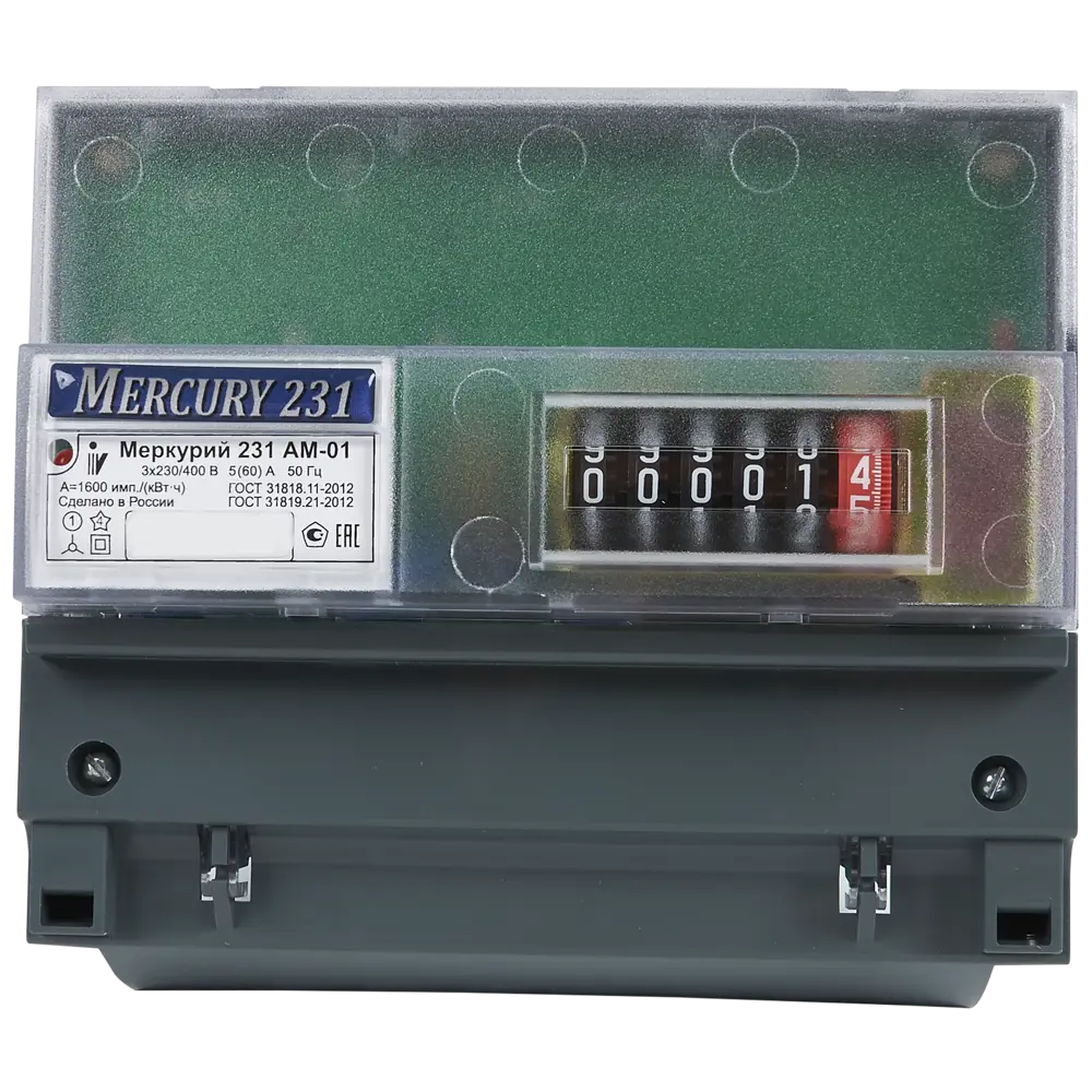 Трёхфазный счетчик электроэнергии Меркурий 231 АМ-01 82171274 STLM-0021058