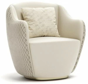 Capital Collection Кресло с обивкой из ткани с подлокотниками