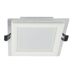Встраиваемый светодиодный светильник Lumina Deco Beneto LDC 8097-SQ-GL-12WSMD-D160 WT