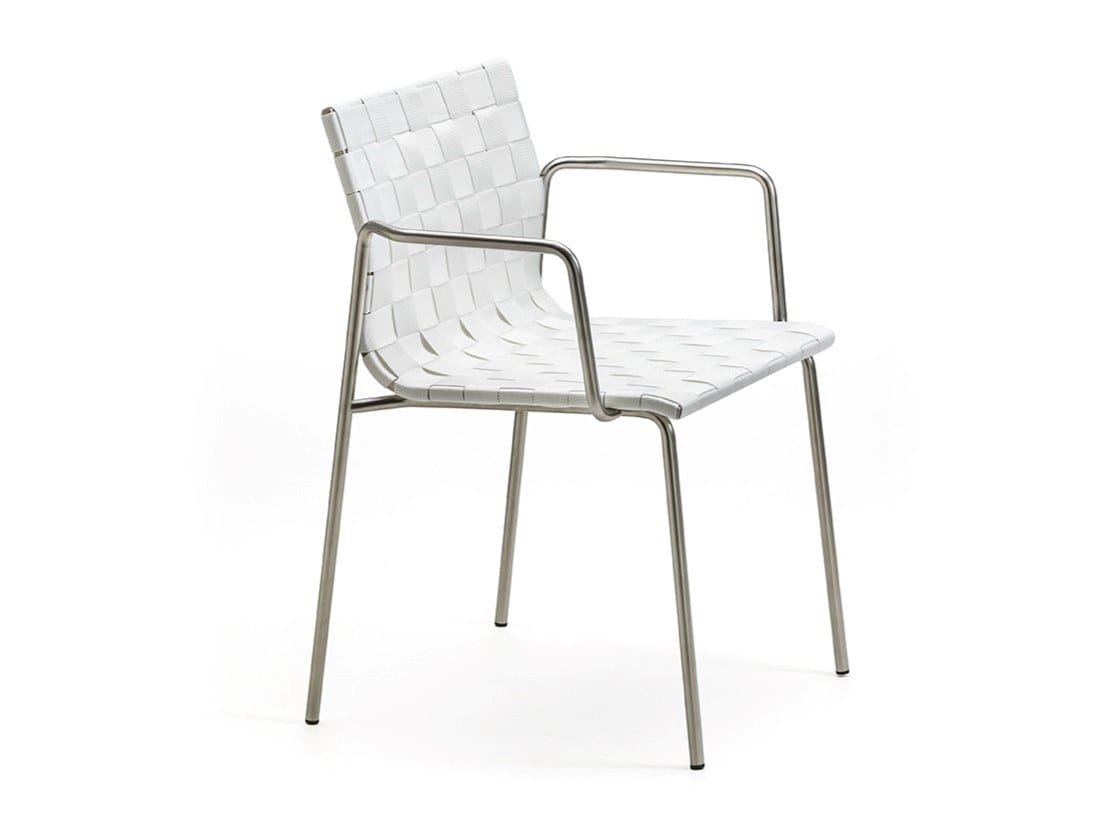 Стул из полиэстера с подлокотниками Inday ZEBRA ARCH-00038384 - Вид №1