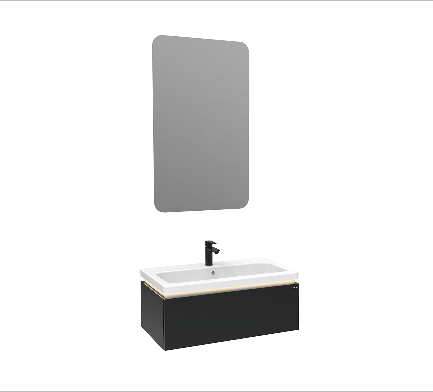 Подмодуль Ante 80 см антрацитовый / AE0085.01.AA Ante Creavit  - Вид №1