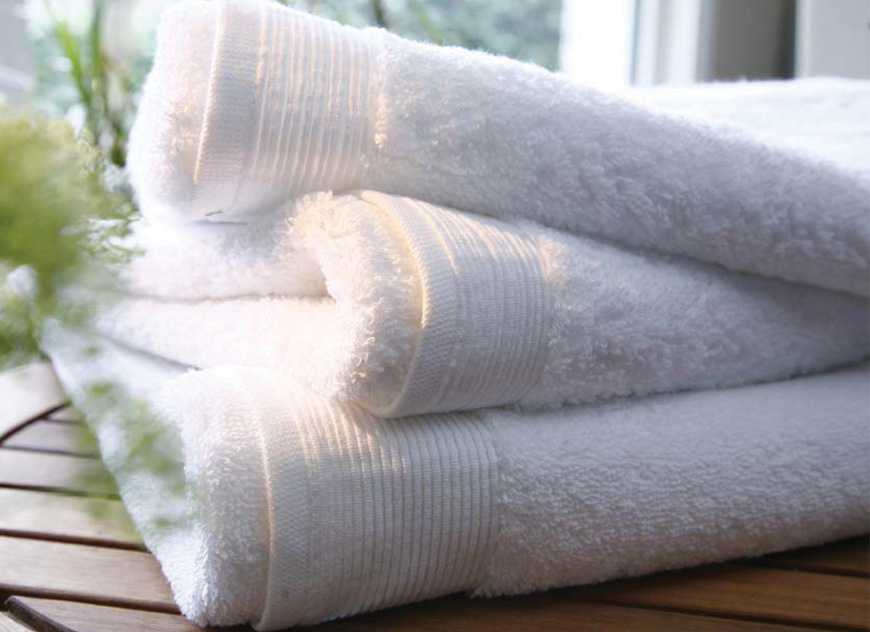 TOW_UNI_BL_55 Полотенце 55/110 blanc белый хлопок 600гр/м2 Blanc des Vosges Santreyd 