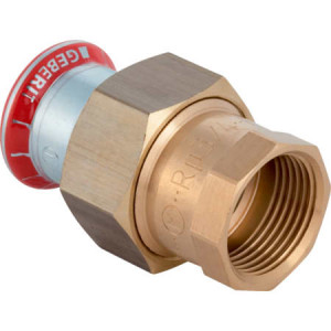 25306 Разъемное соединение Geberit Mapress из углеродистой стали, с внутренней резьбой Geberit