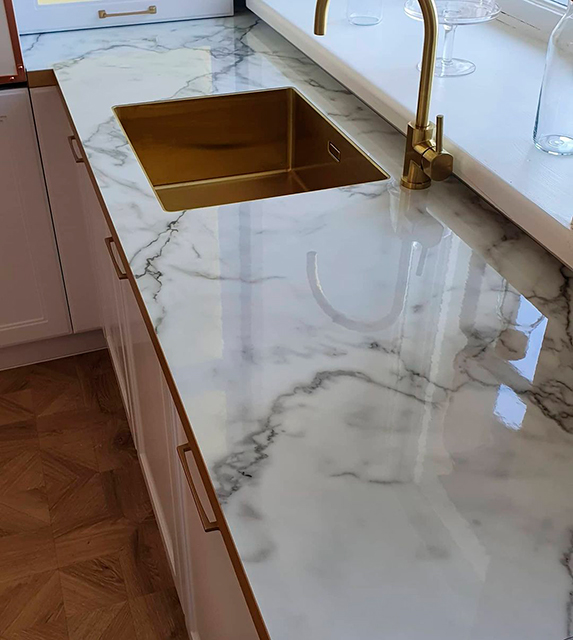 Столешницы для кухни - Мрамор бианко LIGRON LIST403 318 - Вид №27