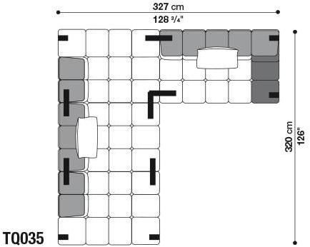 B&B Italia Модульный секционный диван Tufty time sun-id-1414316 - Вид №63