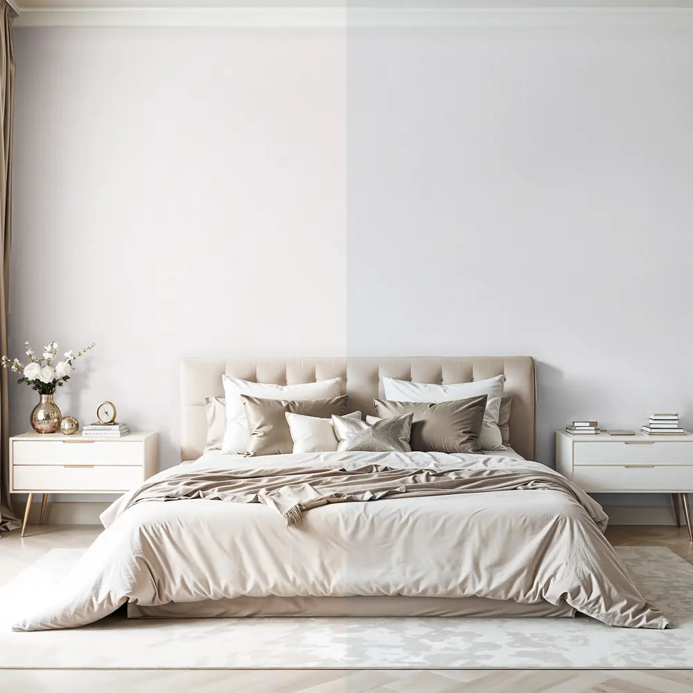 Флизелиновые обои Wallsecret Montana - белые с текстурой горячего тиснения 89389721 STLM-1570735 - Вид №5