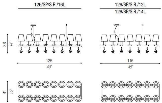 Aiardini Люстра с кристаллами Elegance sun-id-1453600 - Вид №1