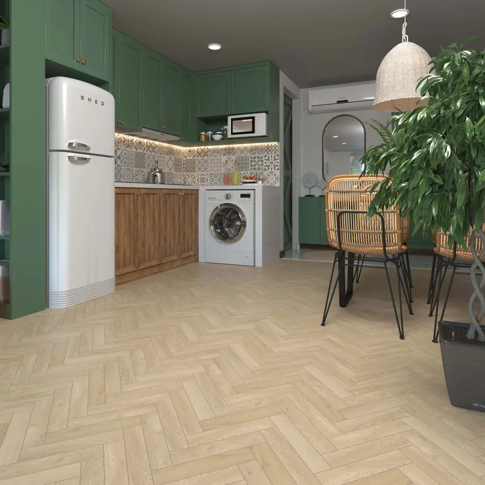 SPC плитка ATRIUM Дуб Коломбар - влагостойкое напольное покрытие 89356364 STLM-1491227 - Вид №6