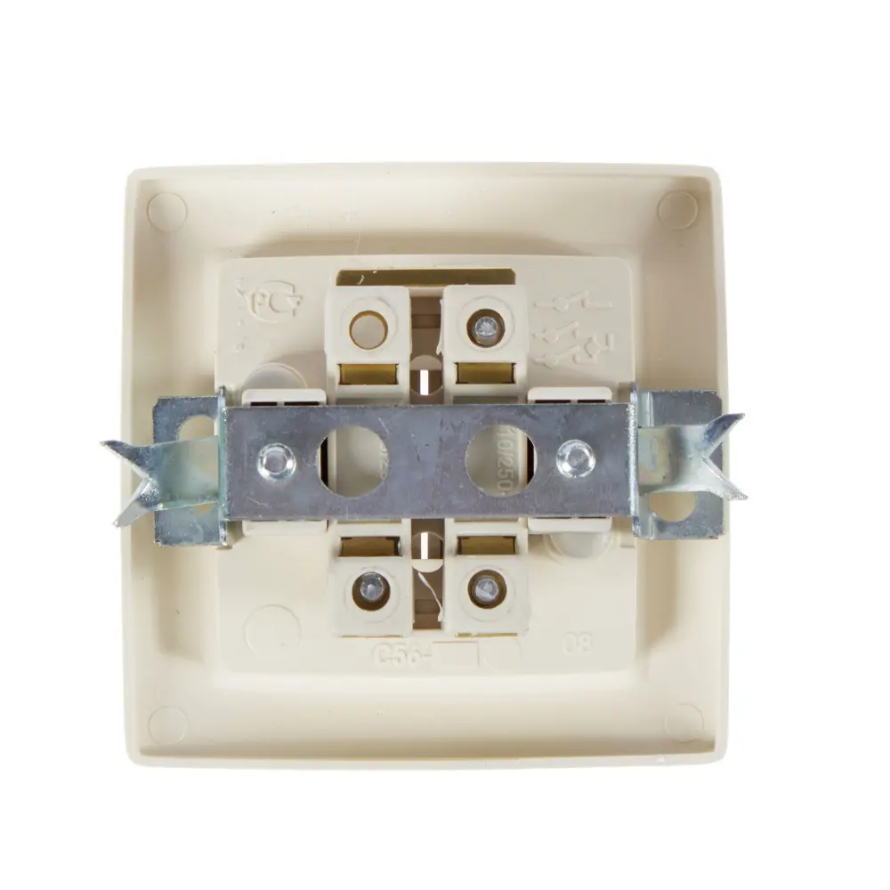 Выключатель встраиваемый Reone 2 клавиши, цвет слоновая кость STLM-2015846 - Вид №2