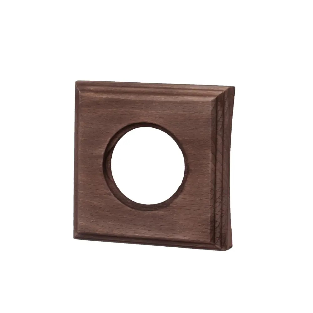 Рамка для розеток и выключателей Electraline 1 пост 220 мм цвет коричневый BF-17 STLM-2149132