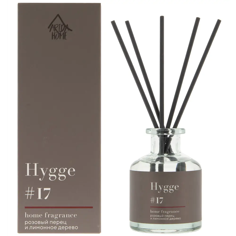 ARIDA HOME Диффузор Hygge 17 с ароматом розового перца и лимонного дерева 88950276 STLM-0832946