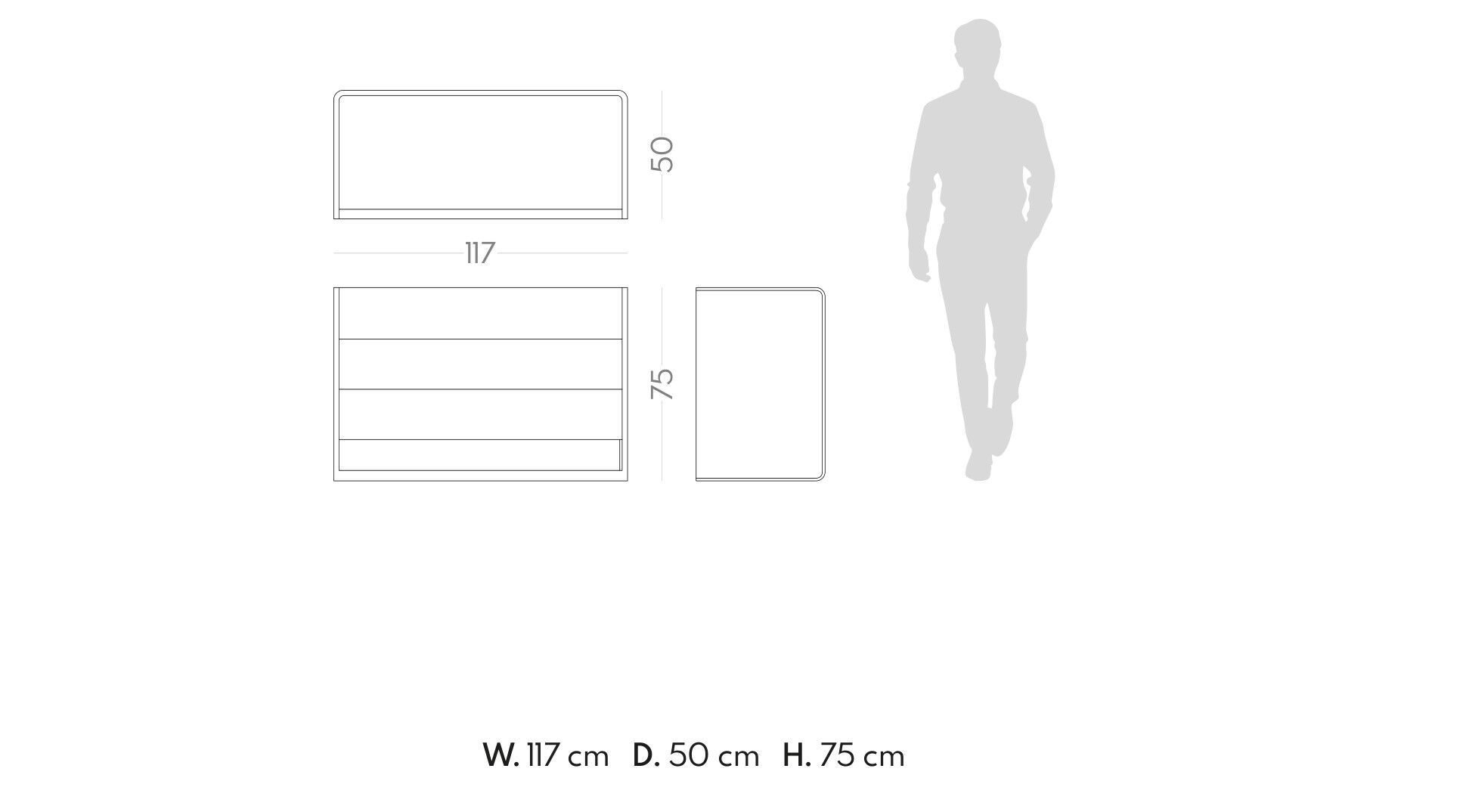 Деревянный комод PRADDY Metro ARCH-00066817 - Вид №3