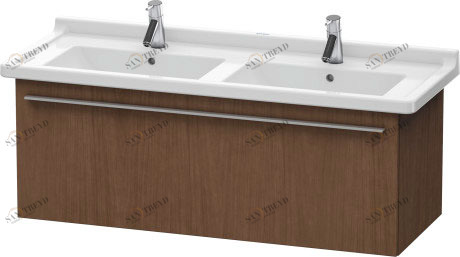 XL605901313 X-Large Тумбочка подвесная Американский орех, натуральный шпон Duravit