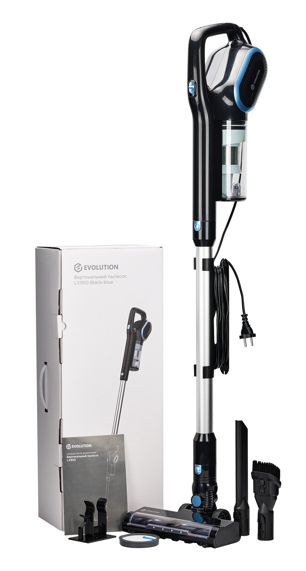 9260076 Пылесос  вертикальный  Evolution LX950  черный STDN-0011726 - Вид №18