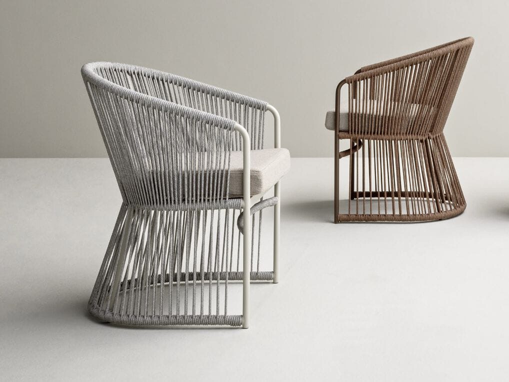 Плетеное кресло из синтетического волокна Varaschin Tibidabo ARCH-00146179